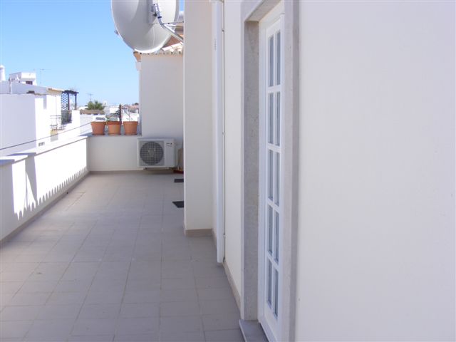 Terrace in front of bedrooms