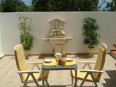 Good size patio with BBQ area