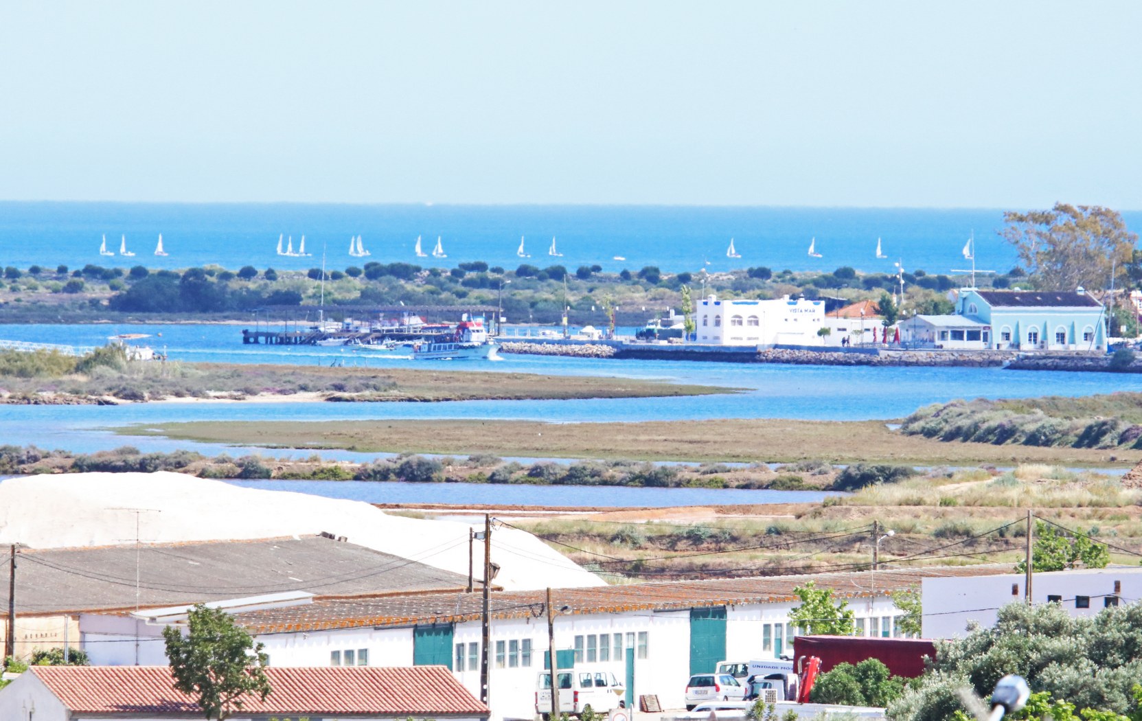 Tavira Island from Roof Terrace