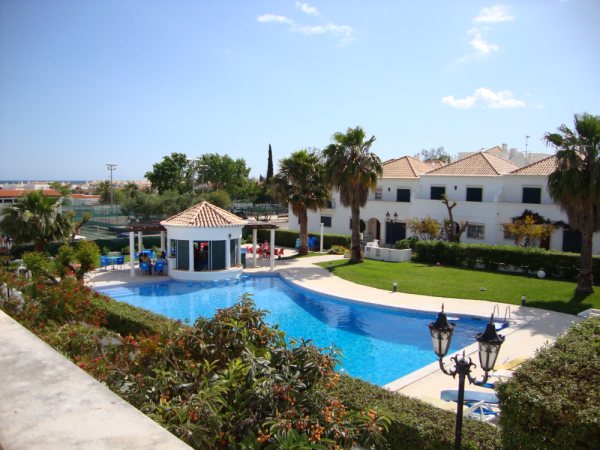 Bar, pool and garden