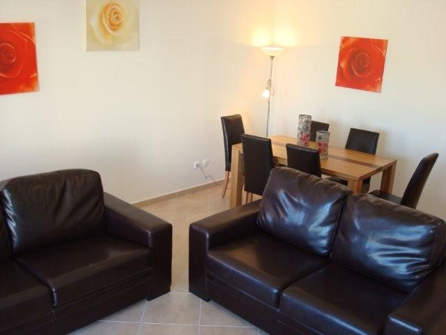 Living room with dining area